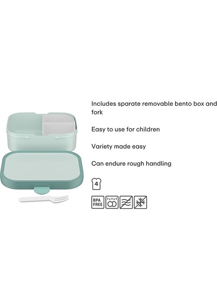 Lunch Box Campus Portatif Yemek Kabı 750 ml - Cool Mint