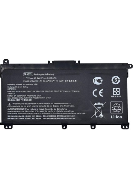 Hp TPN-Q188, TPN-Q189 TPN-Q190 Notebook Bataryası - Pili