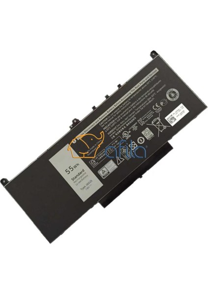 Dell F1KTM P26S001 GG4FM 51-Bbsy NJJ2H Batarya, Pil