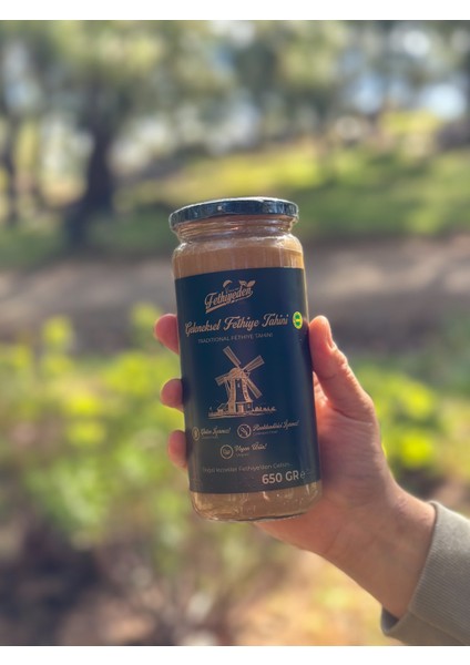 Doğal Katkısız Geleneksel Çift Kavrulmuş Fethiye Tahini 650 gr fiyatları