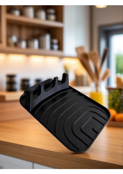 Isıya Dayanıklı Petg Kaşık ve Tencere Kapak Altlığı – Kaşıklık - 2’si 1 Arada Pratik Tasarım! fiyatları