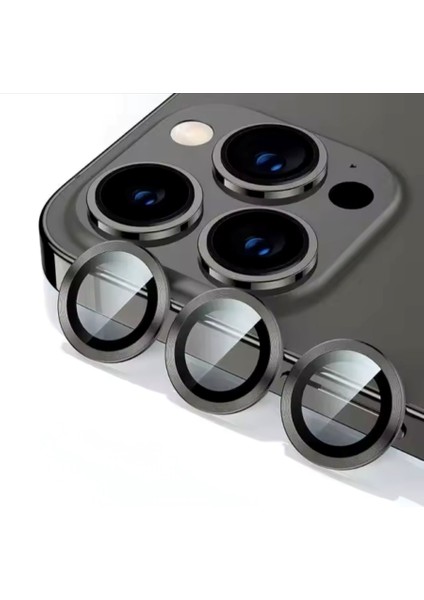 Apple iPhone 16 Pro Kamera Koruma Renkli Lens Koruyucu Temperli Cam Koruma modelleri