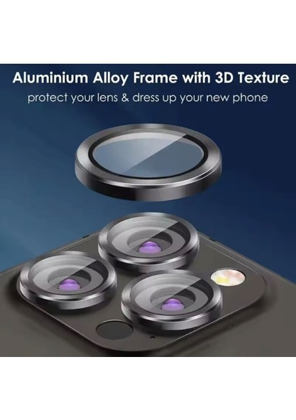 Apple iPhone 16 Pro Kamera Koruma Renkli Lens Koruyucu Temperli Cam Koruma indirimleri