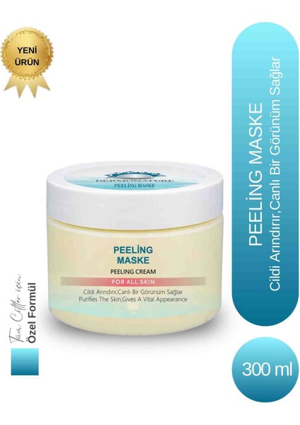 Hyaluronik Asit & Kakao Yağı Içerikli, Cildi Canlandıran Smooth Touch Peeling Maske 300ML