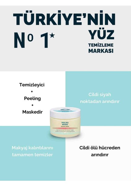 Hyaluronik Asit & Kakao Yağı Içerikli, Cildi Canlandıran Smooth Touch Peeling Maske 300ML