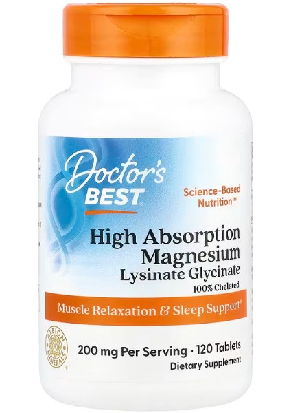 High Absorption Magnesium, 120 Tablets, (100 Mg Per Tablet)