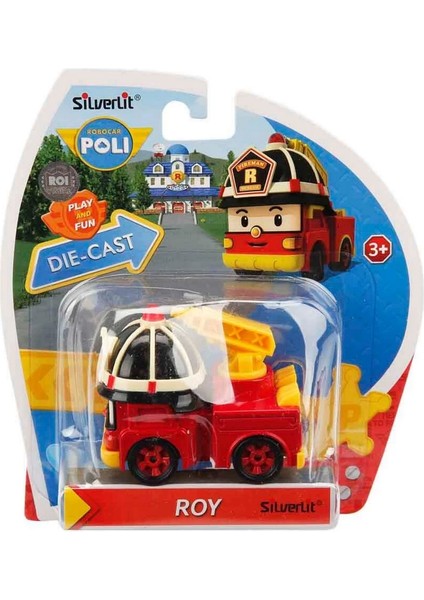 Robocar Poli Metal Araç Karakter Figür Roy