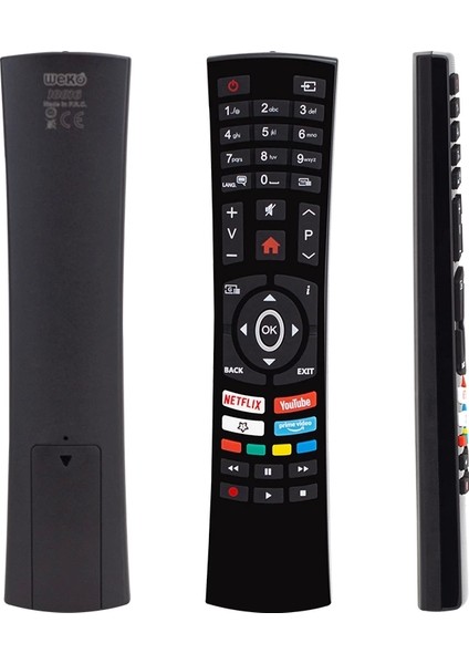 Vestel * Hı-Level Netflıx-Youtube-Prıme Vıdeo Tuşlu Lcd-Led Tv Kumanda (RC4390P-30101765) Yazısız