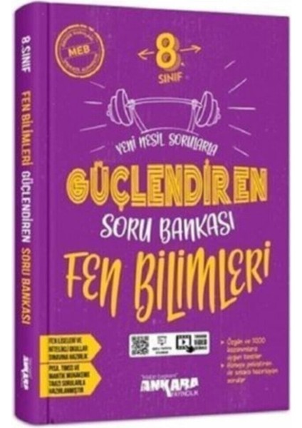 Ankara Yayınları 8. Sınıf Fen Bilimleri Güçlendiren Soru Bankası