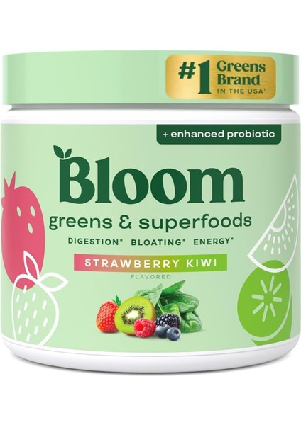 Greens & Superfoods, Strawberry Kiwi, 6.39 Oz (181.50 G)