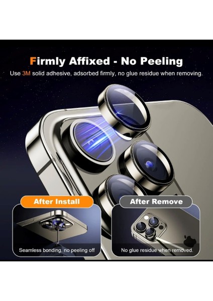 Apple iPhone 16 Pro Kamera Koruma Renkli Lens Koruyucu Temperli Cam Koruma fırsatları