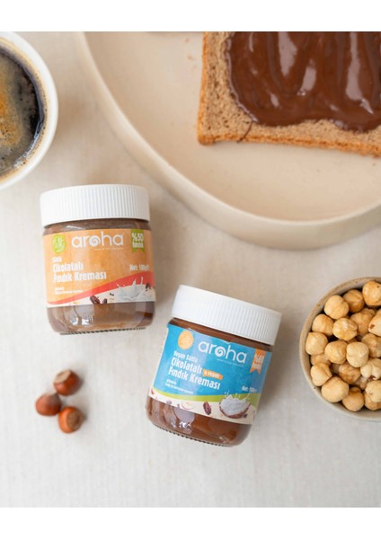 İkili Lezzet - Sütlü Çikolatalı Fındık Kreması & Vegan Sütlü Çikolatalı Fındık Kreması 180 gr x 2 Adet fiyatları