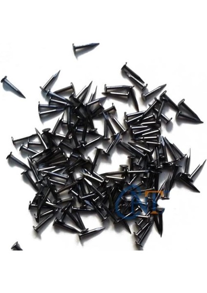Klips, Menteşe, Ayağı Çivisi 9mm Çelik - Siyah 10GR