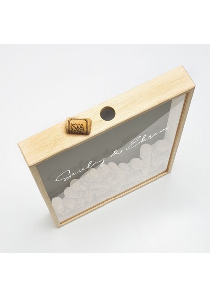 Çiftlere Özel Ahşap Dekoratif Şarap Mantarı Koleksiyon Kutusu modelleri