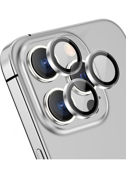 Apple iPhone 16 Pro Kamera Koruma Renkli Lens Koruyucu Temperli Cam Koruma fiyatları