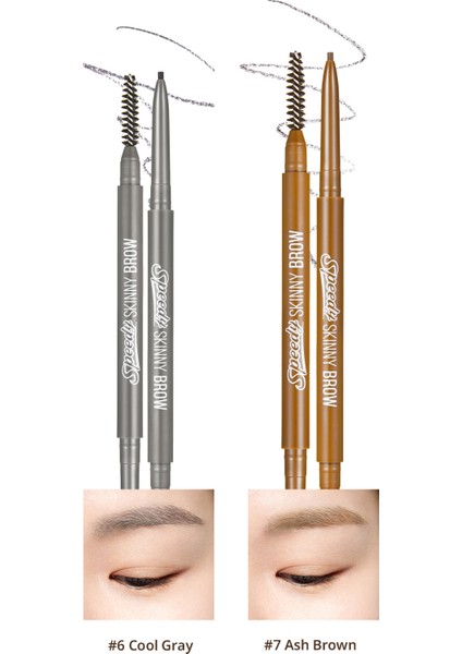 Ultra İnce Uçlu, Doğal Görünüm Veren Kaş Kalemi PERIPERA Speedy Skinny Brow (2 Dark Brown) fırsatları