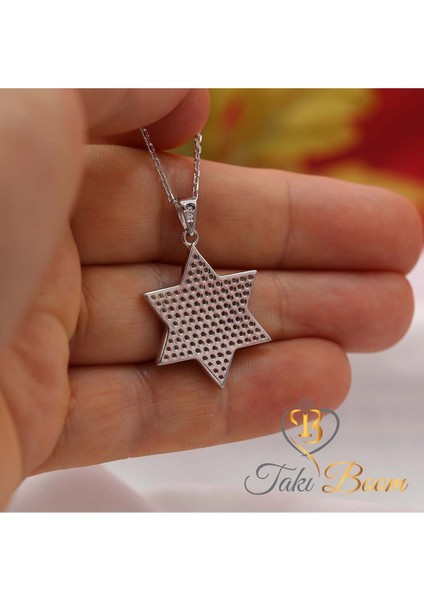 Davut Yıldızı Kolye – Gümüş Yahudi Kolye, Kadınlar Için Manevi Kolye