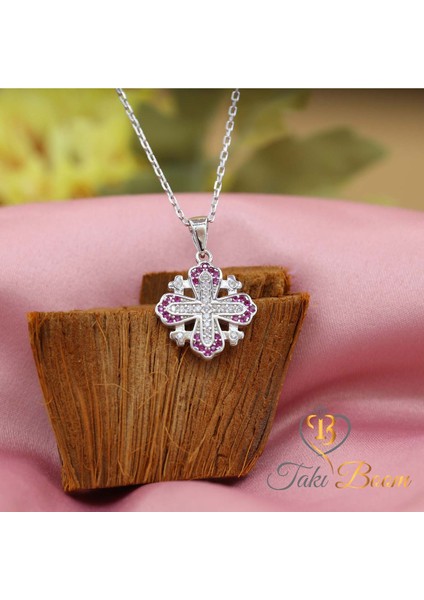 Kırmızı Küçük Haç Kolye, Kudüs Haçı Kolye, Miks Taşlı Haç, Jerusalem Gümüş Kolye, Hristiyan Kolyesi indirimleri