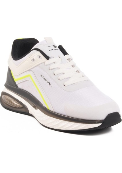 Beyaz-Siyah Memory Foarm Unisex Spor Ayakkabı Cheta 564 Chıcago M