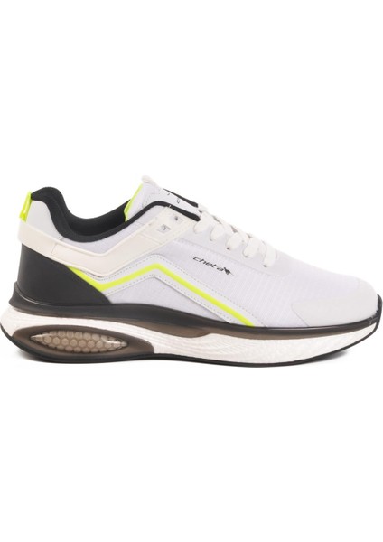 Beyaz-Siyah Memory Foarm Unisex Spor Ayakkabı Cheta 564 Chıcago M modelleri