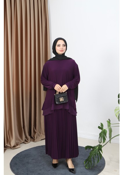 Şifonlu Sandy Etekli Takım