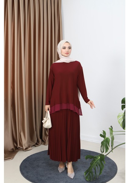 Şifonlu Sandy Etekli Takım fiyatları