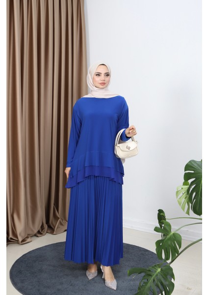 Şifonlu Sandy Etekli Takım