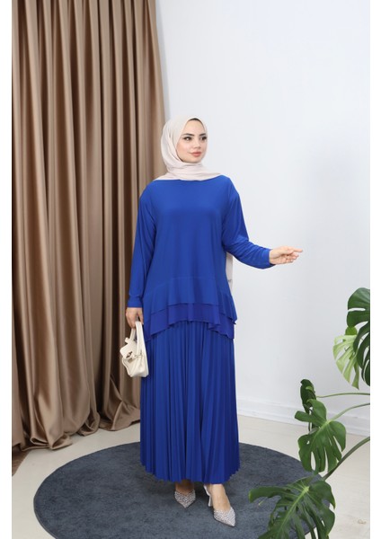 Şifonlu Sandy Etekli Takım modelleri