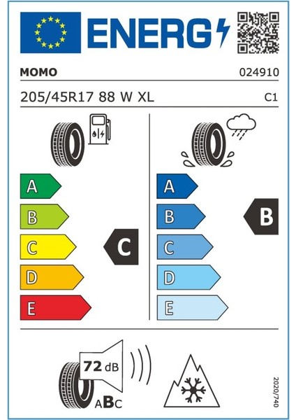 205/45 R17 88W XL M40 All Season Oto 4 Mevsim Lastiği (Üretim Yılı:2025) indirimleri