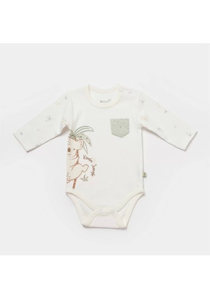 Koala Jungle Uzun Kol Bebek Body Mint