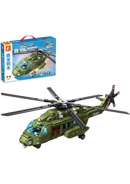 8-L Çok Amaçlı Askeri Helikopter Yapı Bloğu Seti