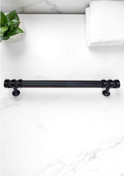 Çizgili Nesli Alüminyum Metal Lüks Modern Mobilya Çekmece Mutfak Dolabı Kulpu Siyah modelleri