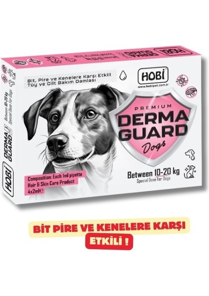 Derma Guard - Köpekler Için Bit ve Pire Önleyici Damla | 10-20 kg | 2 ml