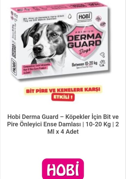 Derma Guard - Köpekler Için Bit ve Pire Önleyici Damla | 10-20 kg | 2 ml fiyatları