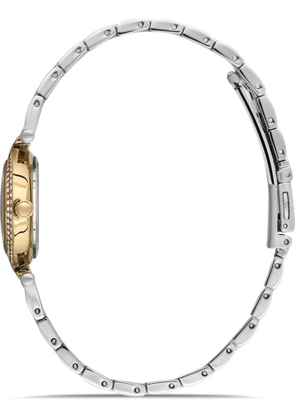 FL21608AWT-D6 Quartz Çelik Altın/gri Yeşil Kadran 28 mm Kadın Kol Saati fiyatları