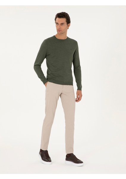Erkek Taş Slim Fit Kanvas Pantolon 50305017-VR049