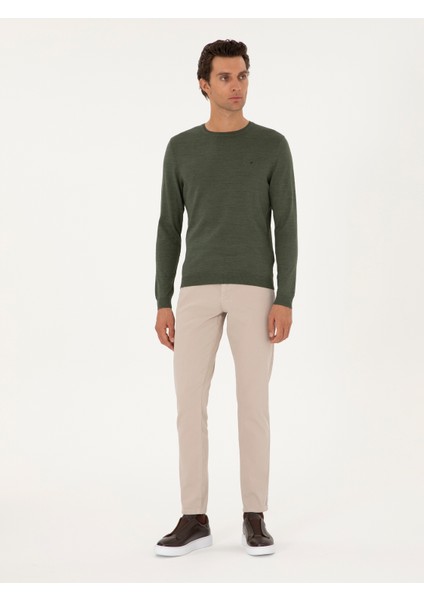 Erkek Taş Slim Fit Kanvas Pantolon 50305017-VR049