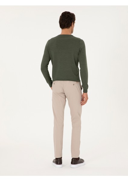 Erkek Taş Slim Fit Kanvas Pantolon 50305017-VR049