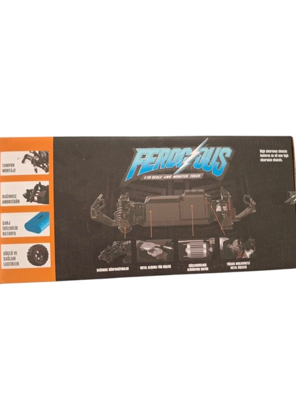 1:16 40KM/H Hız Yapan 4WD Extreme Thunder 4x4 Metal Iç Aksam Uzaktan Kumandalı Araba Rc Model Araç