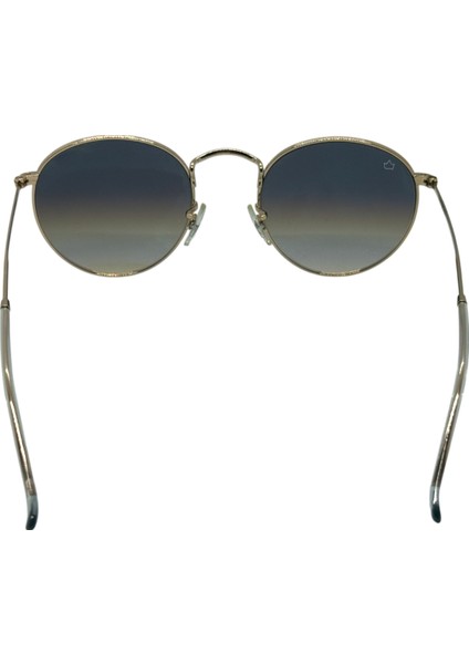 CB1412-50-C1 Unisex Mineral Cam Yuvarlak Güneş Gözlüğü