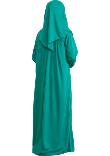 Iki Parça Çocuk Namaz Elbisesi Seti Eşarp ile Takım, Islami Giyim Takım Kızlar Için