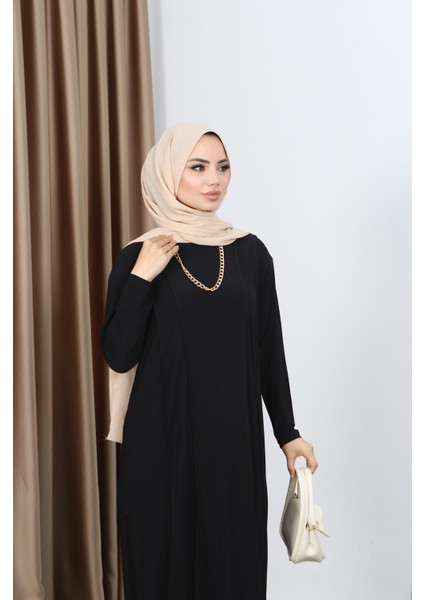 Lina Önü Parçalı Sandy Elbise indirimleri