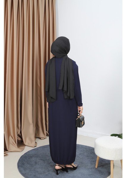 Lina Önü Parçalı Sandy Elbise