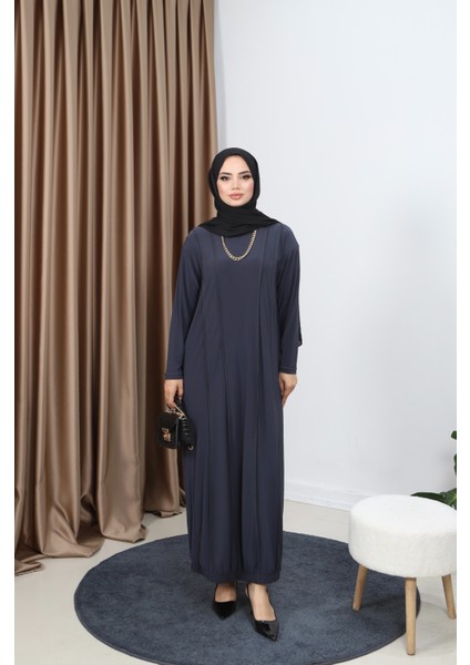 Lina Önü Parçalı Sandy Elbise modelleri