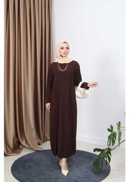 Lina Önü Parçalı Sandy Elbise modelleri