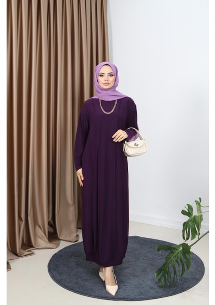 Lina Önü Parçalı Sandy Elbise