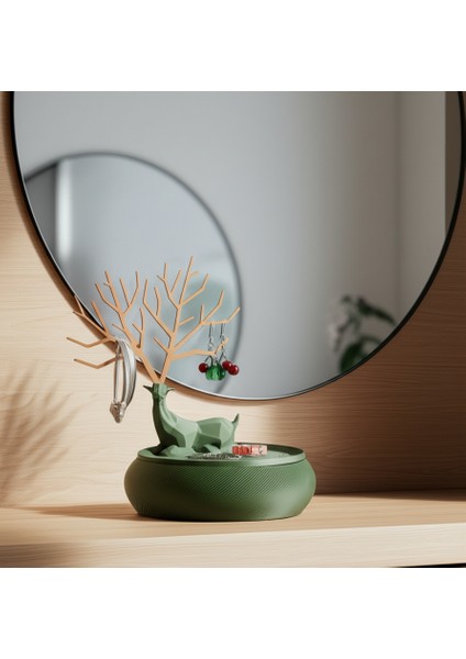 Şık Takı Organizeri – Bileklik, Yüzük, Küpe Düzenleyici Kutusu - Takı Kutusu