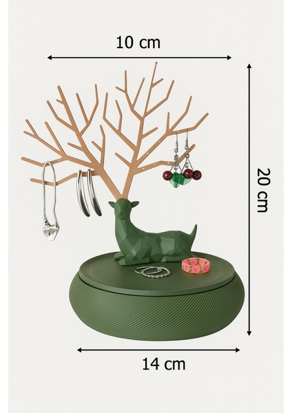 Şık Takı Organizeri – Bileklik, Yüzük, Küpe Düzenleyici Kutusu - Takı Kutusu