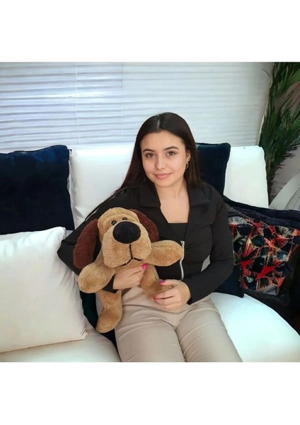 Kocaburun Köpek 45 cm Peluş Uyku Arkadaşı ve Oyuncak Hediyelik modelleri