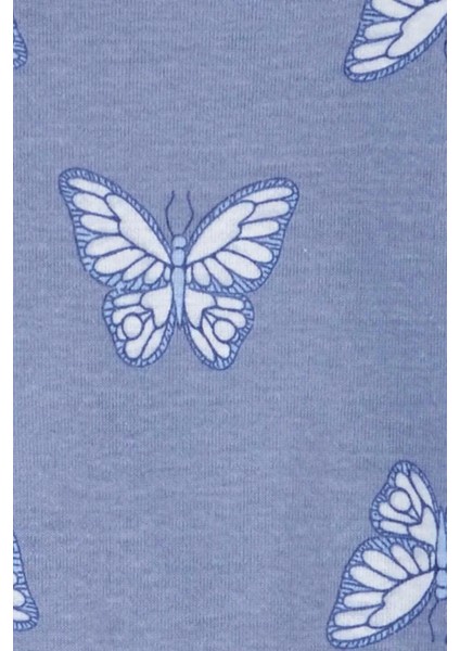 Kız Bebek Tulum Set 3'lü Paket Mavi
